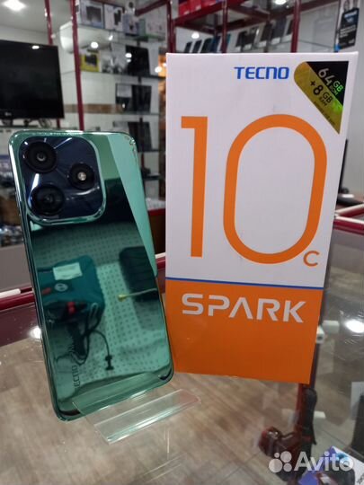 Смартфон Tecno Spark 10C 64GB