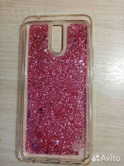 Чехол для телефона селиконовый с жидкостью и плава