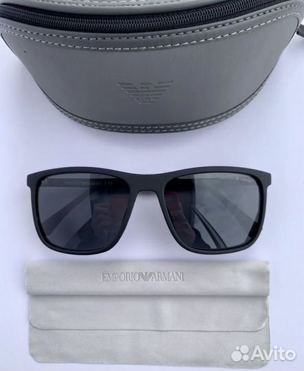 Очки emporio armani черные поляризационные