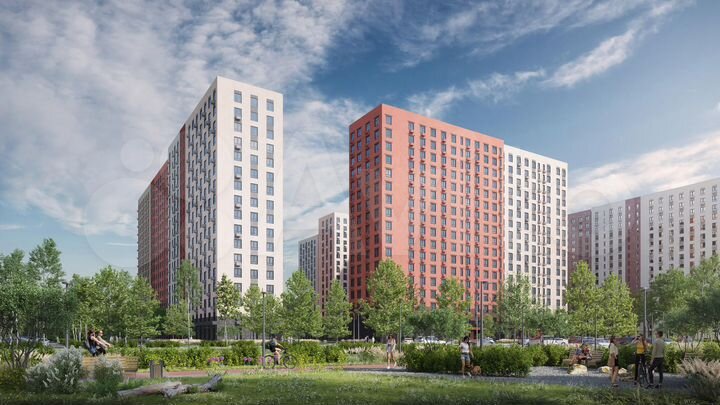 2-к. апартаменты, 63,1 м², 2/17 эт.