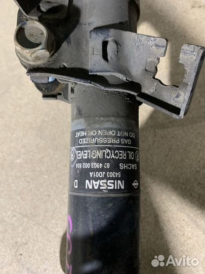 Амортизатор qashqai j10 передний