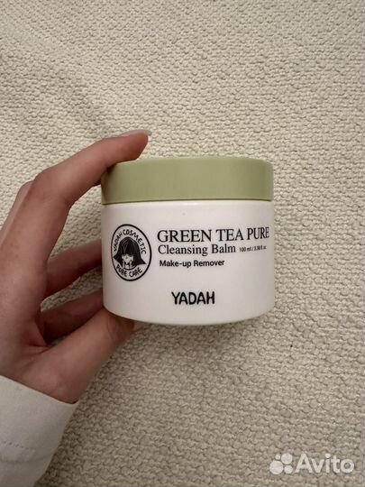 Очищающий бальзам для лица с зеленым чаем