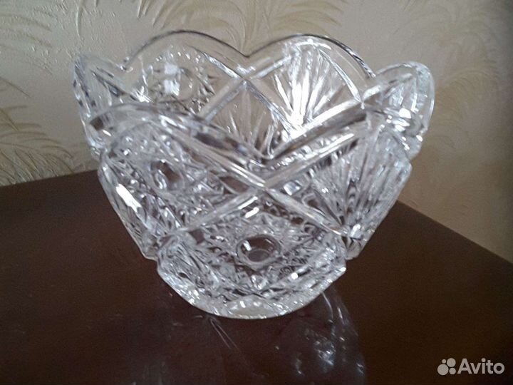 Хрустальная ваза салатники
