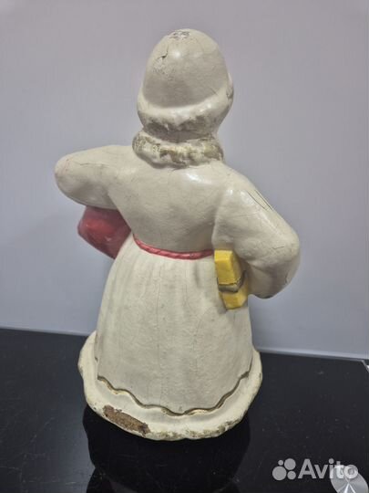 Антикварный дед мороз, 27 см. Прессопилки