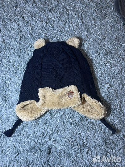 Шапка для мальчика 52 и шарф-манишка