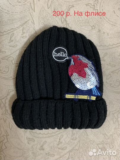 Комплект шапка и снуд, варежки