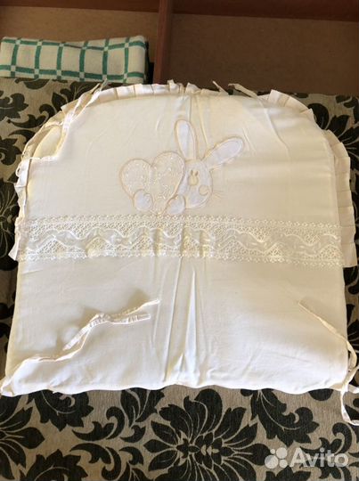 Балдахин и бортики в кроватку