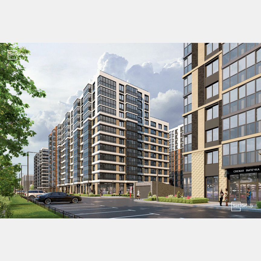 Квартира-студия, 24,5 м², 12/12 эт.