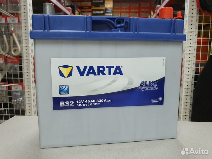 Аккумулятор Varta (Варта) 45Ah 330A (толст. клема)