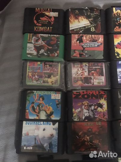 Картриджи на sega