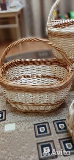 Корзины плетеные ручная работа