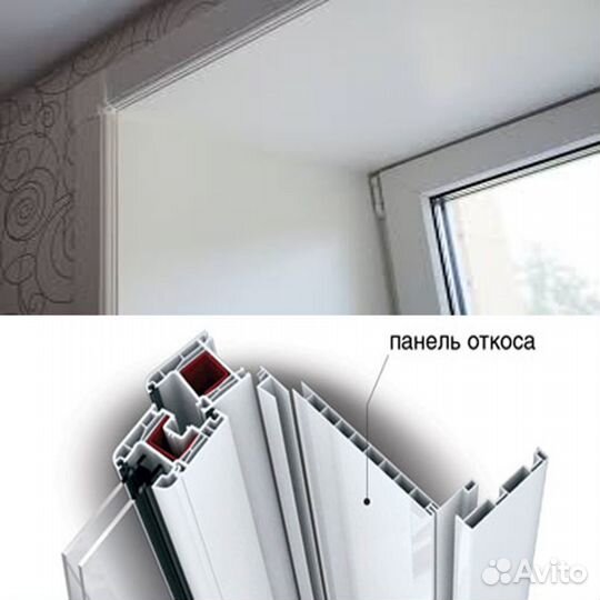 Откос кбе для окна 6000мм