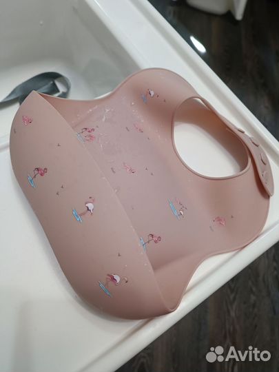 Нагрудник детский силиконовый