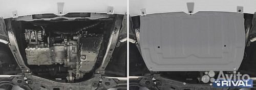 Защита картера + кпп + пыльники (2шт) + комплект к