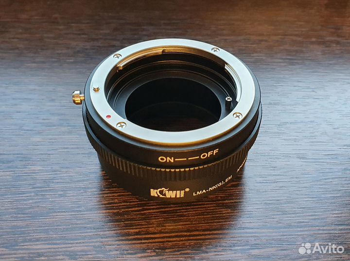 Переходное кольцо Kiwi LMA-NK(G) Nikon AF / Sony E