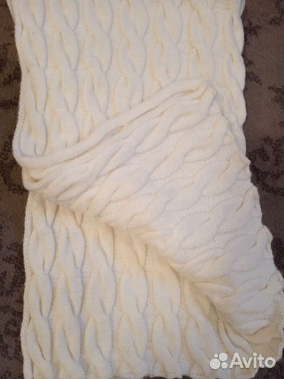 Плед детский вязаный ручная работа