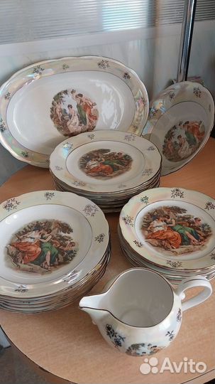 Столовый набор kahla Мадонна ГДР 21 предмет