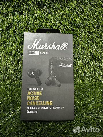 Наушники Marshall Motif A.N.C. черные купить в Москве | Электроника | Авито