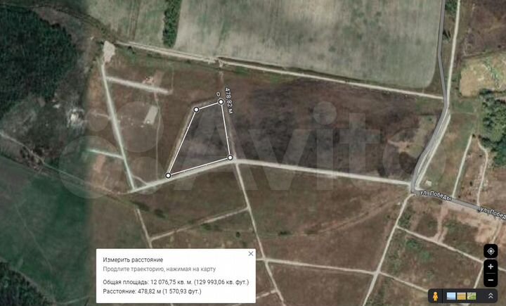 Участок 1,06 га (ИЖС)