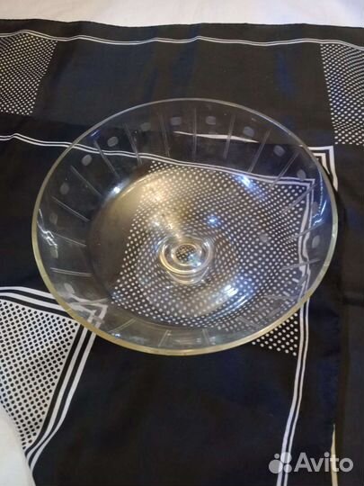 Ваза для фруктов на ножке СССР