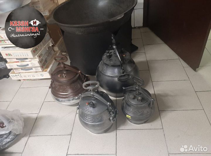 Казаны новые обожжённые