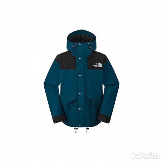 THE north face Windbreaker Jackets Unisex Green + Gift Bag (S)(66)