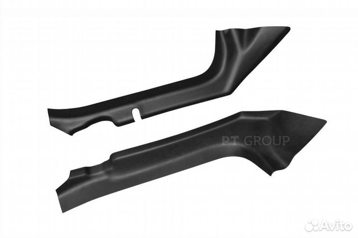 Накладки на ковролин передние (2 шт) (ABS) Renault