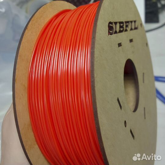 Филамент petg, коралловый, Bambu Lab пластик для 3