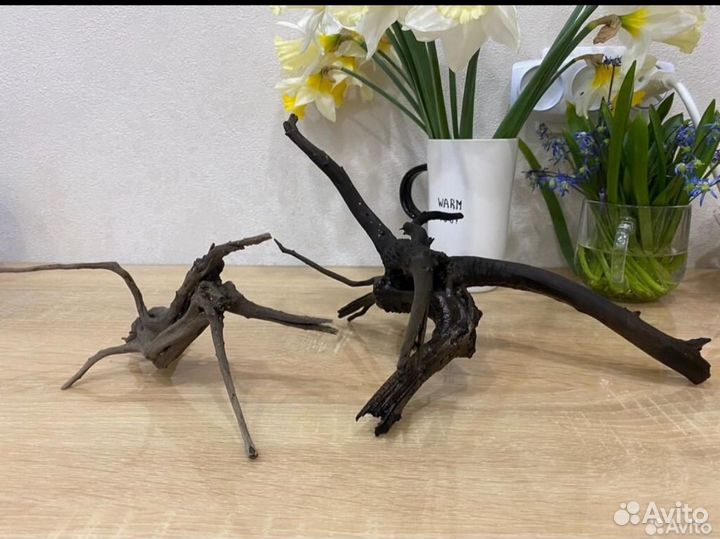 Коряга и камни для аквариума