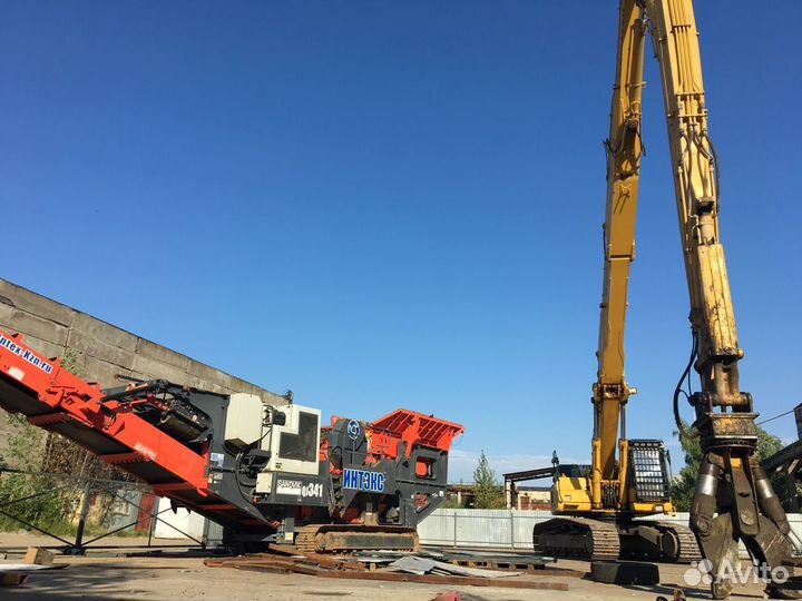 Мобильная Щековая дробилка sandvik QJ341 в аренду