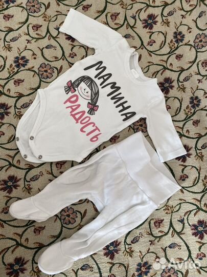 Боди со штанишками 56