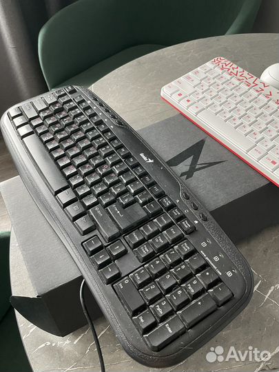 Клавиатура logitech mk240, genius KB-M200