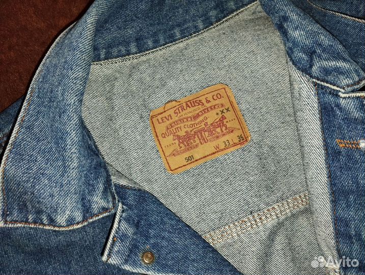 Джинсовая куртка мужская levis