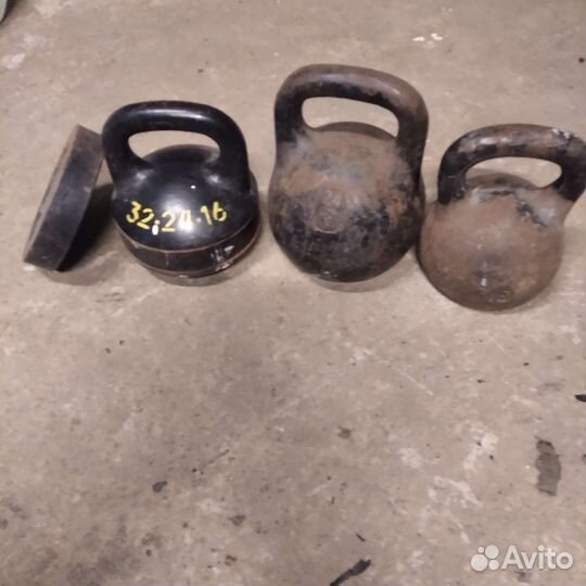 Гиря 16 кг СССР