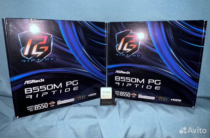 Комплект Ryzen 5 5600 + ASRock B550M PG Riptide