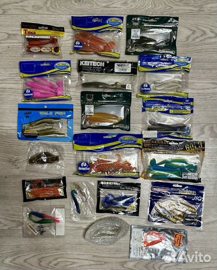 Силиконовые приманки 19 видов