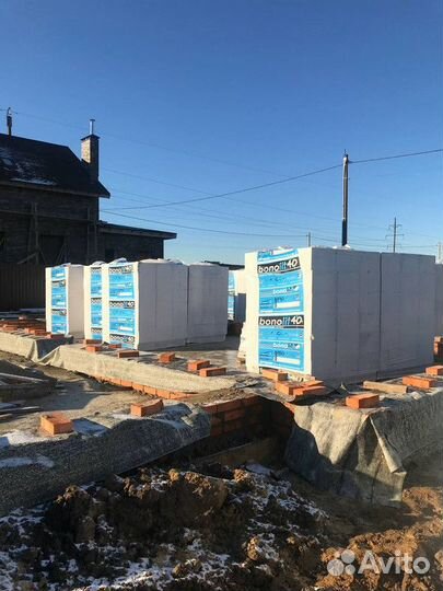Газобетон Бонолит с Доставкой GZB-1065