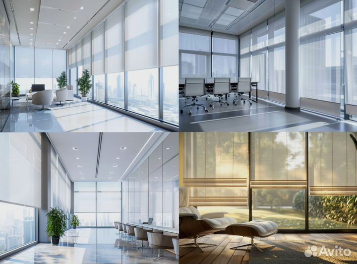 Рулонные шторы с ручным управлением