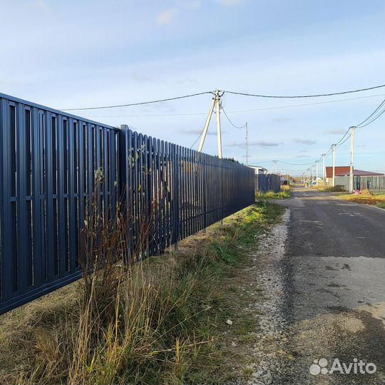 Заборы из профнастила/евроштакетника/сетки 3D (3Д)