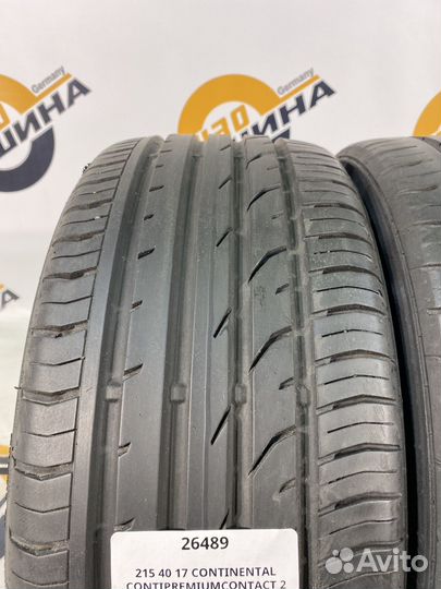 Continental ContiPremiumContact 2 215/40 R17 88W