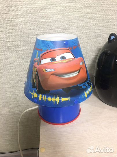 Ночной светильник детский «тачки»