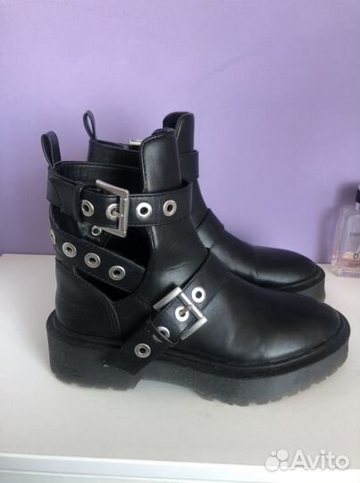 Ботинки zara для девочки размер 35