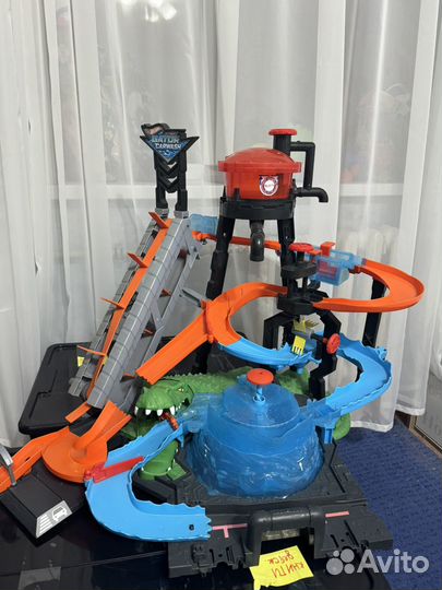Hot wheels автомойка, хотвилс трек