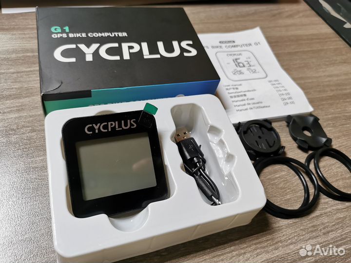 Велокомпьютер Cycplus G1 беспроводной GPS новый