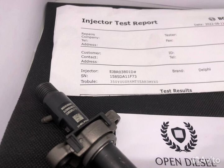 Форсунка Пежо 307CC Евро 3/4 Дизельная