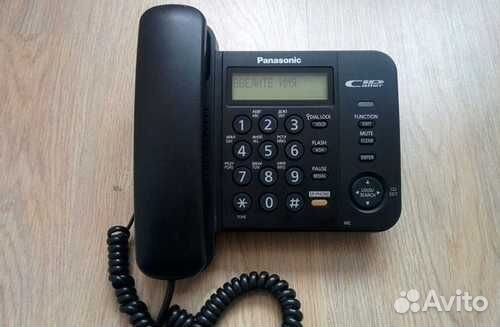 Телефон Panasonic KX-TS 2358 RUB Black