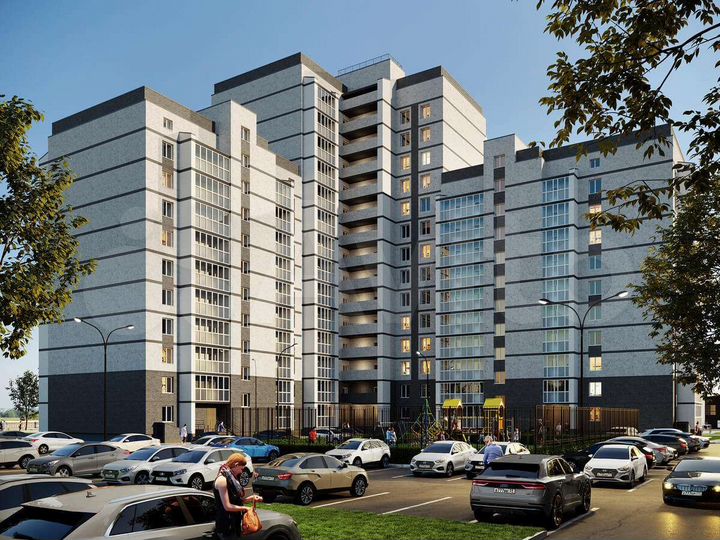 1-к. квартира, 35 м², 2/14 эт.