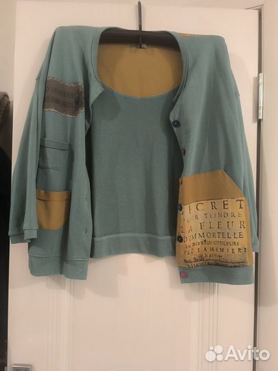 Кофта женская на пуговицахмодель оверсайз р.50