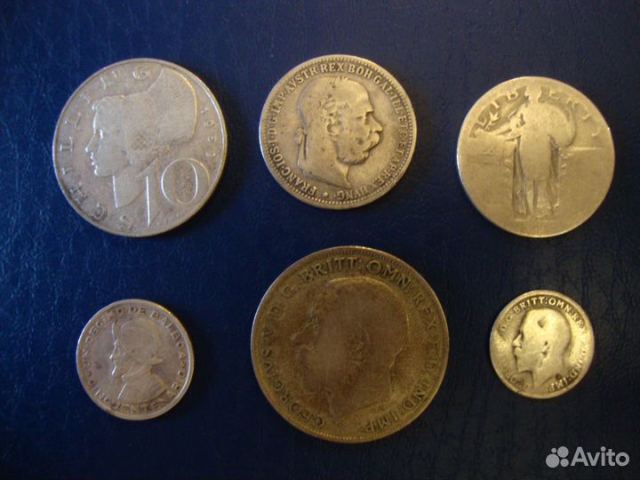 Иностранные серебряные монеты