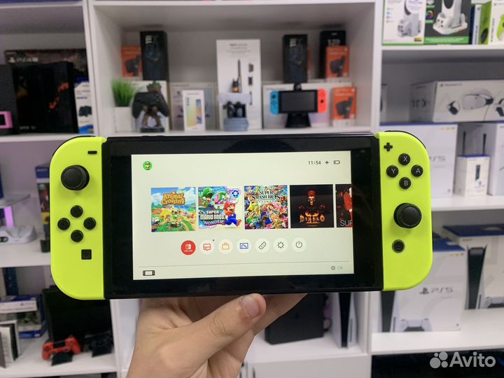 Прошитый Nintendo Switch 1 rev / 64 GB
